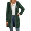 image:imageZeagoo Womens Zip Up Hoodies Long Tunic Sweatshirts Oversized Fleece Casual Long Sleeve 2026 Fall Hoodie Jacket CoatGreen