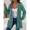 image:imageZeagoo Womens Zip Up Hoodies Long Tunic Sweatshirts Oversized Fleece Casual Long Sleeve 2026 Fall Hoodie Jacket CoatGreenhot
