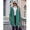 image:imageZeagoo Womens Zip Up Hoodies Long Tunic Sweatshirts Oversized Fleece Casual Long Sleeve 2026 Fall Hoodie Jacket CoatGreenhot