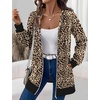 image:imageZeagoo Womens Zip Up Hoodies Long Tunic Sweatshirts Oversized Fleece Casual Long Sleeve 2026 Fall Hoodie Jacket CoatLeopard Print