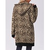 image:imageZeagoo Womens Zip Up Hoodies Long Tunic Sweatshirts Oversized Fleece Casual Long Sleeve 2026 Fall Hoodie Jacket CoatLeopard Print