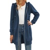 image:imageZeagoo Womens Zip Up Hoodies Long Tunic Sweatshirts Oversized Fleece Casual Long Sleeve 2026 Fall Hoodie Jacket CoatRoyal Blue