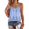 image:imageZeagoo Womens Camisole Tank Tops Summer Adjustable Spaghetti Strap Loose Flowy Sleeveless Shirts Beach Vacation ClothesSf166