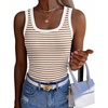 B - Stripe Brown White