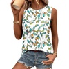 image:imageZeagoo Womens Tank Tops 2026 Loose Fit High Neck Summer Top Dressy Casual Sleeveless Shirts with Pocket1leaf White