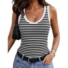 A -Stripe Black White