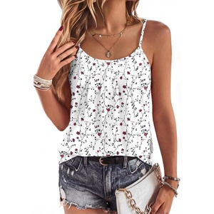 image:imageZeagoo Womens Camisole Tank Tops Summer Adjustable Spaghetti Strap Loose Flowy Sleeveless Shirts Beach Vacation ClothesSf224