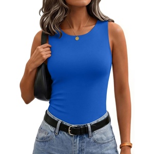 image:imageZeagoo Womens Double Lined Crew Neck Tank Tops Cute Summer Sleeveless Workout Tops Basic Going Out Clothes 2026Royal Blue