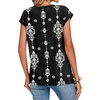 image:imageZeagoo Womens Tops Summer Casual Cap Sleeve Tshirts Shirts Business Dressy Spring Fashion Outfits Trendy ClothesBlack Vintage