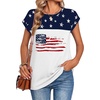 image:imageZeagoo Womens Tops Summer Casual Cap Sleeve Tshirts Shirts Business Dressy Spring Fashion Outfits Trendy ClothesFlag