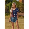 image:imageZeagoo Womens Tops Summer Casual Short Sleeve Tshirts Business Basic Spring VNeck Shirts Outfits S3XLZzflag