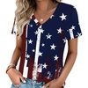 image:imageZeagoo Womens Tops Summer Casual Short Sleeve Tshirts Business Basic Spring VNeck Shirts Outfits S3XLZzflag