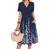 Navy Blue Floral