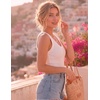 image:imageZeagoo Womens Tank Tops V Neck Ribbed Knit Slim Fitted Basic Sleeveless Tops Casual Summer Clothes 202601 White