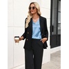 image:imageZeagoo Womens Silk Satin Tank Tops V Neck Casual Camisoles Sleeveless Business Work Blouses Dressy Summer ShirtsLight Blue