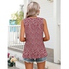 image:imageZeagoo Womens Summer Tank Tops Sleeveless Babydoll Tops Loose Fit Tunic Blouses Crew Neck Flowy Shirts S3XLFloral