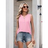 image:imageZeagoo Womens Tank Tops 2026 Loose V Neck Spring Summer Tops Business Dressy Sleeveless ShirtsLight Pink
