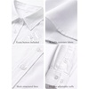 image:imageZeagoo Womens Wrinkle Free Button Down Shirts Long Sleeve Dress Shirts Collared Business Casual Blouses Tops XS3XLAwhite