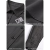 image:imageZeagoo Womens Wrinkle Free Button Down Shirts Long Sleeve Dress Shirts Collared Business Casual Blouses Tops XS3XLBlack