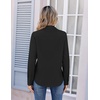 image:imageZeagoo Womens Wrinkle Free Button Down Shirts Long Sleeve Dress Shirts Collared Business Casual Blouses Tops XS3XLBlack