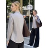image:imageZeagoo Womens Wrinkle Free Button Down Shirts Long Sleeve Dress Shirts Collared Business Casual Blouses Tops XS3XLGrey