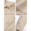 image:imageZeagoo Womens Wrinkle Free Button Down Shirts Long Sleeve Dress Shirts Collared Business Casual Blouses Tops XS3XLKhaki