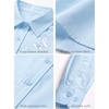 image:imageZeagoo Womens Wrinkle Free Button Down Shirts Long Sleeve Dress Shirts Collared Business Casual Blouses Tops XS3XLLight Blue