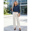 image:imageZeagoo Womens Wrinkle Free Button Down Shirts Long Sleeve Dress Shirts Collared Business Casual Blouses Tops XS3XLNavy Blue