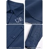image:imageZeagoo Womens Wrinkle Free Button Down Shirts Long Sleeve Dress Shirts Collared Business Casual Blouses Tops XS3XLNavy Blue