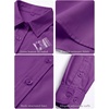 image:imageZeagoo Womens Wrinkle Free Button Down Shirts Long Sleeve Dress Shirts Collared Business Casual Blouses Tops XS3XLPurple