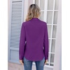image:imageZeagoo Womens Wrinkle Free Button Down Shirts Long Sleeve Dress Shirts Collared Business Casual Blouses Tops XS3XLPurple