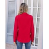 image:imageZeagoo Womens Wrinkle Free Button Down Shirts Long Sleeve Dress Shirts Collared Business Casual Blouses Tops XS3XLRed