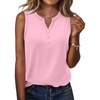 image:imageZeagoo Womens Tank Tops 2026 Loose V Neck Spring Summer Tops Business Dressy Sleeveless ShirtsLight Pink