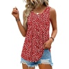 image:imageZeagoo Womens Tank Tops Sleeveless Pleated Crew Neck Summer Tunic Tops Dressy Loose Fit Business Casual Blouses 2026Jh590