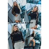 image:imageZeagoo Long Sleeve Shirts for Womens Lace Tops Mesh Sheer Crew Neck Shirts Sexy Spring Going Out BlouseBlack