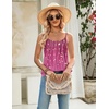 image:imageZeagoo Sleeveless Summer Top Cute Flowy Peplum Camisole Spring Spaghetti Strap Shirts for Women Trendy