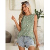 image:imageZeagoo Summer Tank Top for Women 2026 Pleated High Neck Tops Loose Fit Flowy Dressy Tunic Sleeveless ShirtsBxh534