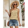 image:imageZeagoo Tank Top for Women 2026 Summer Loose Fit Sleeveless Pleated Flowy Floral Tunic Dressy BlouseZsf352