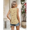 image:imageZeagoo Tank Top for Women 2026 Summer Loose Fit Sleeveless Pleated Flowy Floral Tunic Dressy BlouseZsf352
