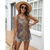 image:imageZeagoo Tank Top for Women Summer Loose Fit Casual Flowy Sleeveless Tops Trendy Scoop Neck Basic Shirts Tee 2026Amz721brown Bohemian