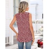 image:imageZeagoo Tank Tops for Women 2026 Summer Top Henley Shirts Dressy Casual Loose Fit VNeck Button Down Sleeveless Tshirt BlouseXh555