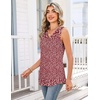 image:imageZeagoo Tank Tops for Women 2026 Summer Top Henley Shirts Dressy Casual Loose Fit VNeck Button Down Sleeveless Tshirt BlouseXh555