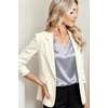 image:imageZeagoo Women Silk Satin Tops Cap Short Sleeve Blouse V Neck Shirts Business Casual Outfits S2XLGrey