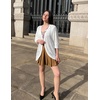image:imageZeagoo Womens 2026 Lightweight Crochet Cardigan Sweaters Open Front 34 Sleeve Knit Kimono Summer Boho Cover UpAwhite