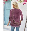 image:imageZeagoo Womens 2026 Summer 34 Sleeve Lightweight Cardigans Open Front Draped Ruffles Kimono CoverupsMz841