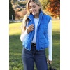 image:imageZeagoo Womens Puffer Vest Ladies Sleeveless Zip Up Outerwear Warm Puffer Lightweight Down all Winter Jackets Coats 2025Blue