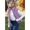 image:imageZeagoo Womens Puffer Vest Ladies Sleeveless Zip Up Outerwear Warm Puffer Lightweight Down all Winter Jackets Coats 2025Lilac