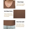 image:imageZeagoo Womens Ribbed Tank Tops 2026 V Neck Slim Fit Knit Sleeveless Shirts Casual Basic TeeBrown