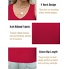 image:imageZeagoo Womens Ribbed Tank Tops 2026 V Neck Slim Fit Knit Sleeveless Shirts Casual Basic TeeDark Red