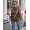 image:imageZeagoo Womens Satin Tank Top Pleated Sleeveless Blouse Dressy Casual Tops Crewneck Silk Shirts Business Summer ClothesAmz721 Multicolor